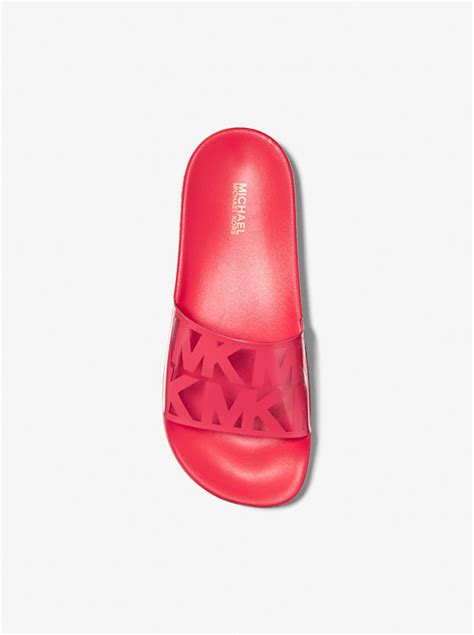 Penny Logo Rubber Slide Sandal 